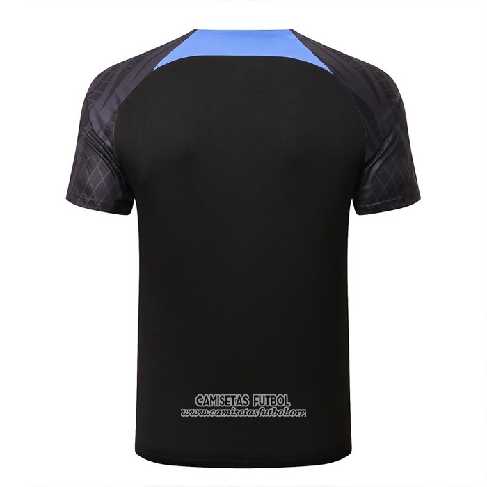 Camiseta de Entrenamiento Paris Saint-Germain Jordan 2022/2023 Negro y Azul